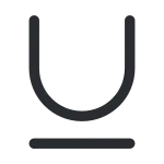 Text Underline SVG Icon